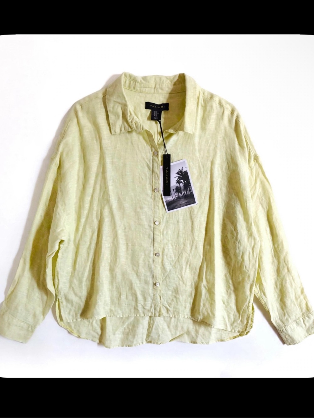 3 for $25 Tahari NWT linen shirt